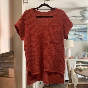 Sweater top with pocket